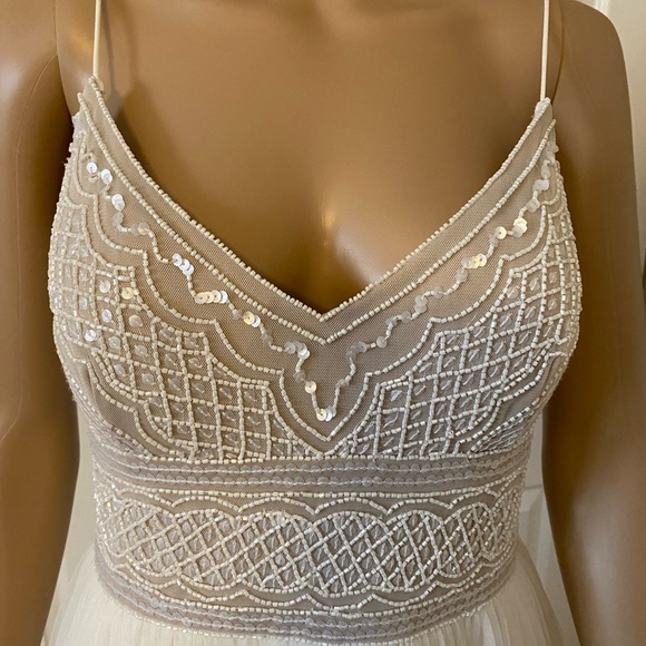 NWT Adrianna Papell Beaded Gown 8 - Picture 9 of 10